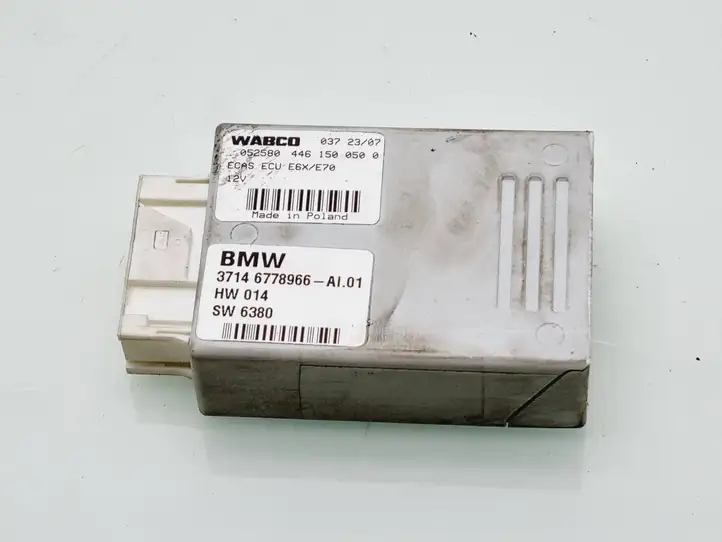 BMW X5 E70 (2006 - 2013) 37146778966 Блок управления пневмоподвеской — фото 1
