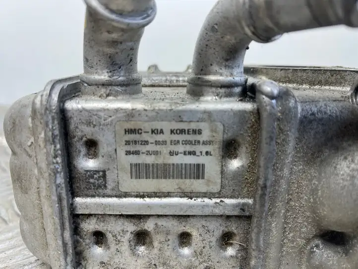 Hyundai Kona I (2017 - 2022) 284602U001 Охладитель клапана EGR — фото 4