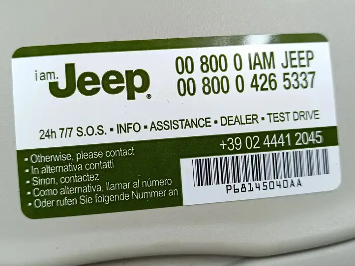 Jeep Cherokee (2013 - 2017) Солнцезащитный козырек — фото 5