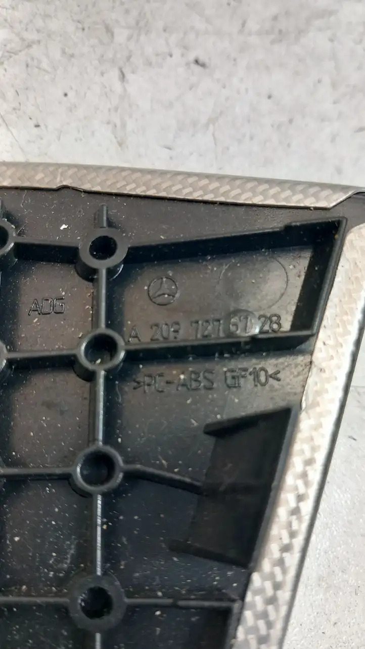 Mercedes-Benz CLK A209,C209 (2002 - 2009) 2097276728 Накладка кнопки стеклоподъемника — фото 3
