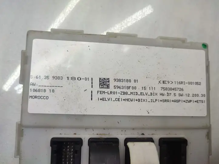 BMW 3 F30 F35 F31 (2012 - 2018) 9383180 Прочие блоки управления — фото 5