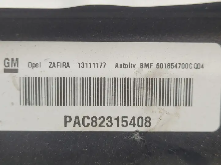 Opel Zafira B (2006 - 2008) 13111177 Подушка безопасности пассажира — фото 4