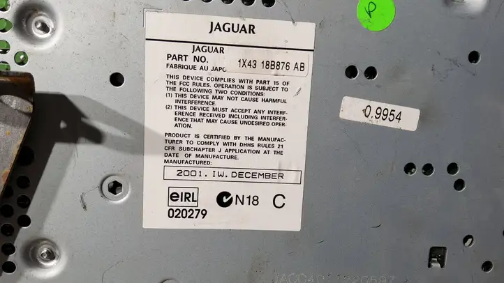 Jaguar X-Type (2001 - 2008) 1X4318B876AB Магнитола / мультимедийная система — фото 4