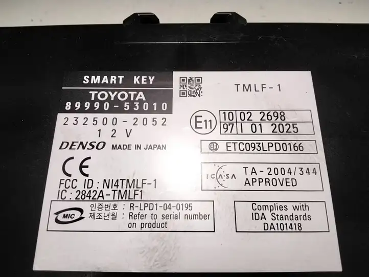 Lexus IS 220D-250-350 (2005 - 2010) 8999053010 Блок бесключевого доступа — фото 3