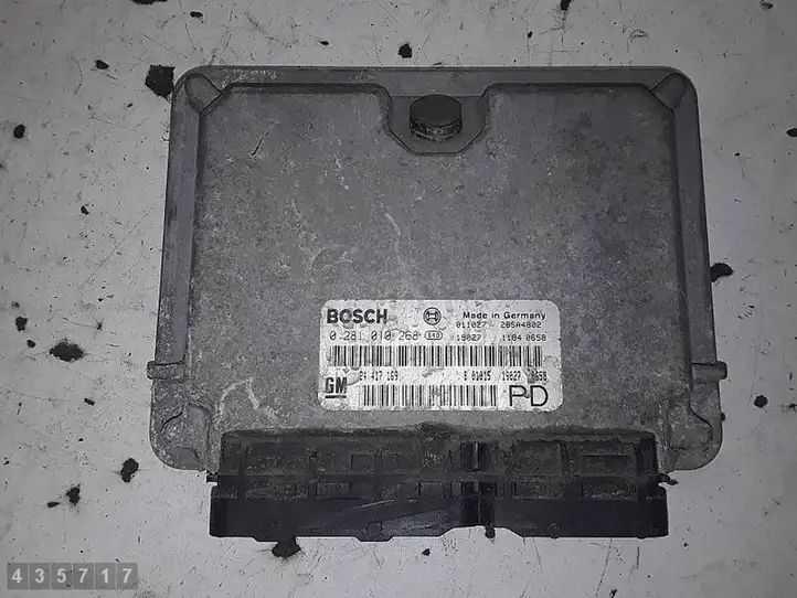 Opel Zafira A (1999 - 2003) 0281010268 Блок управления двигателем (ЭБУ) — фото 1