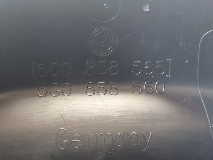 Volkswagen Golf VII (2013 - 2019) 5G0858565 Обшивка рулевой колонки — фото 4