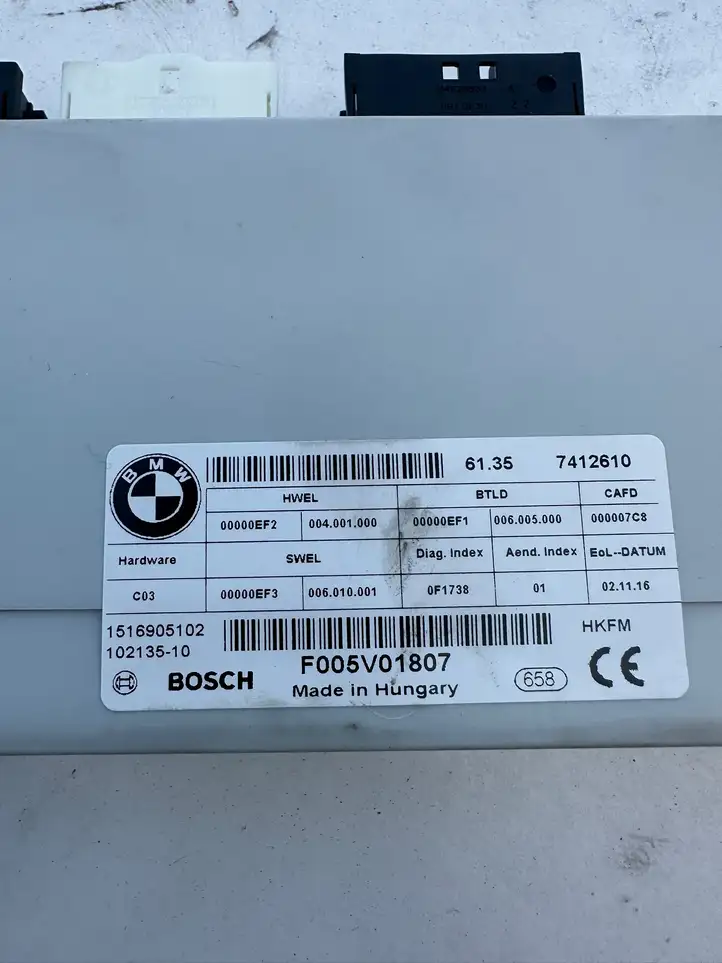 BMW 2 F46 (2015 - ) 7412610 Блок управления крышкой багажника — фото 5