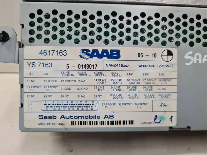 Saab 9-5 (2006 - 2010) 4617163 Усилитель звука — фото 6