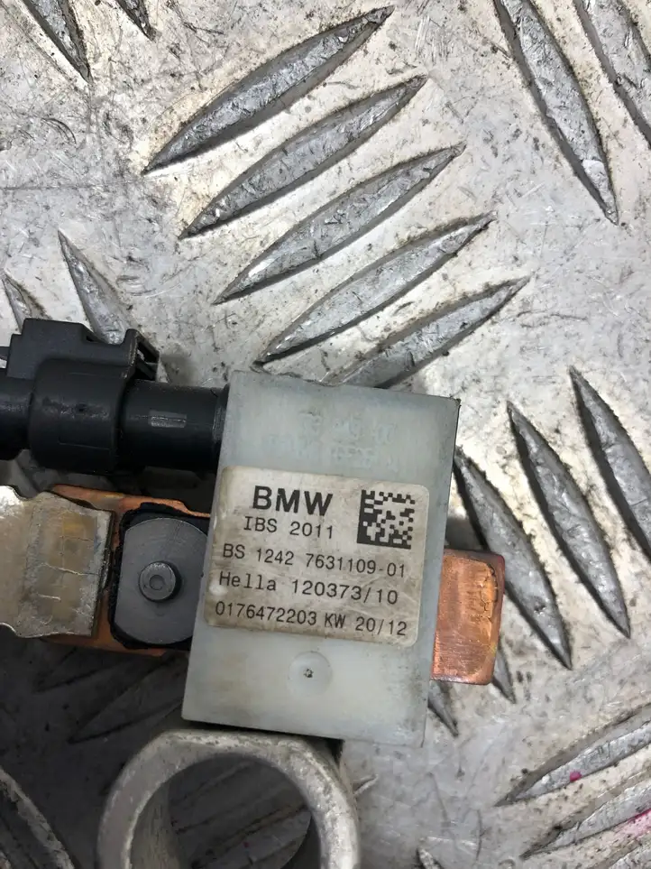 BMW 3 F30 F35 F31 (2012 - 2018) 7631109 Минусовой провод аккумулятора — фото 4