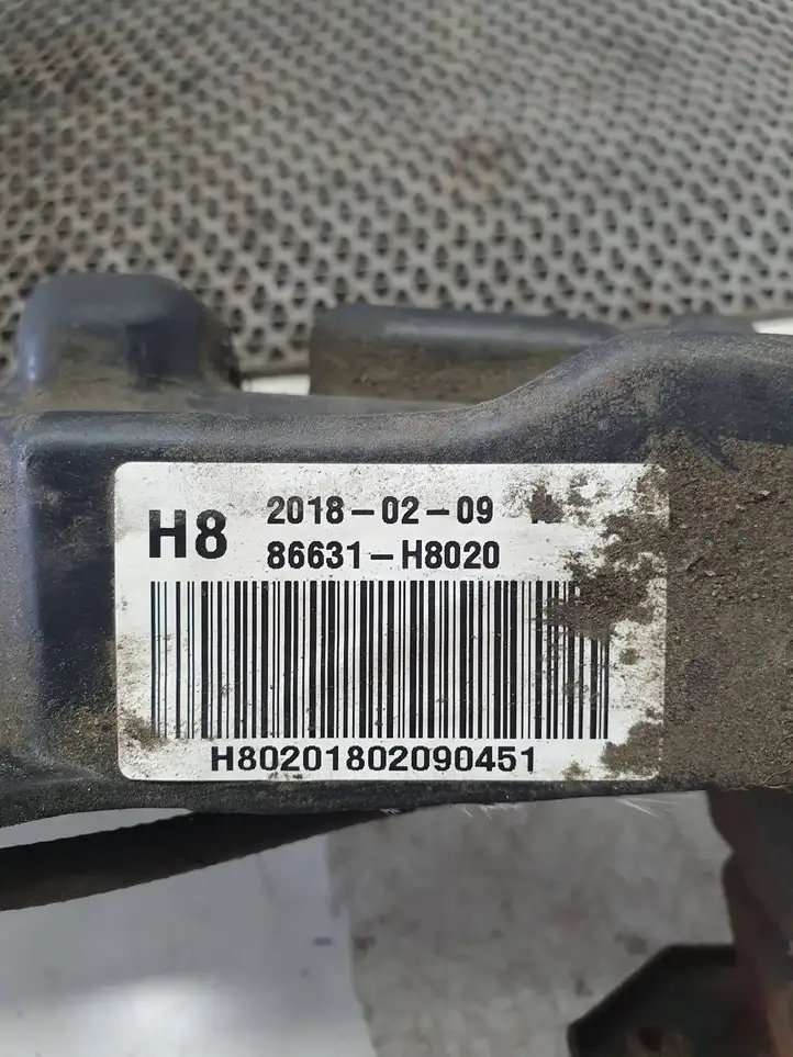 Kia Rio (2015 - 2017) 86631H8020 Усилитель заднего бампера — фото 9