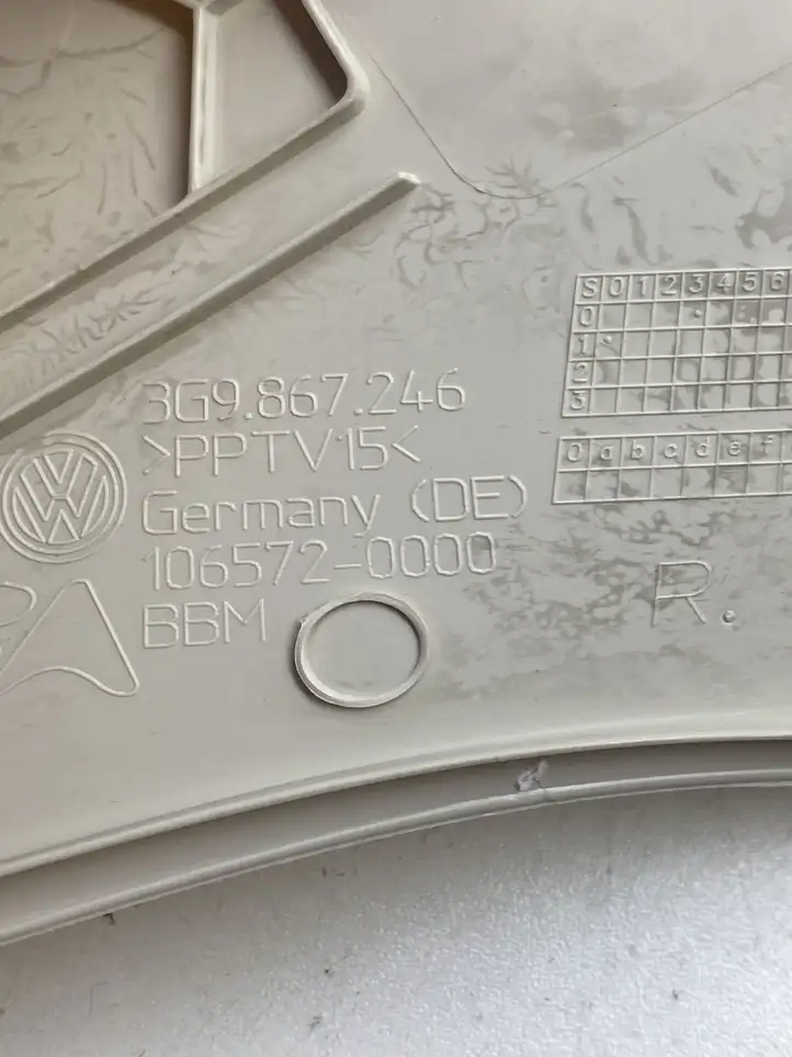 Volkswagen PASSAT B7 (2011 - 2014) 3G9867246 Верхняя обшивка стойки D — фото 3