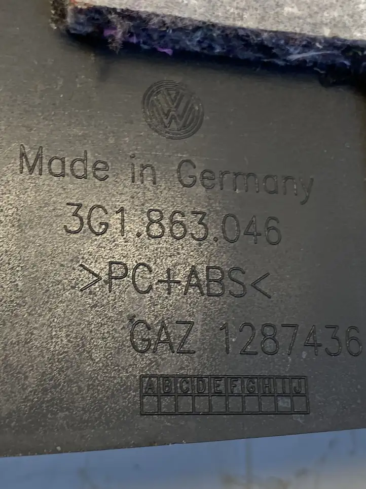 Volkswagen PASSAT B7 (2011 - 2014) 3G1863046 Другая деталь консоли (туннеля) — фото 5