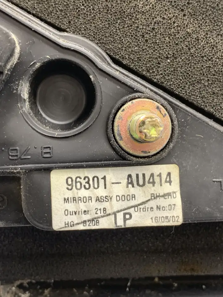 Nissan Primera (2001 - 2008) 96301AU414 Боковое зеркало с электроприводом — фото 3