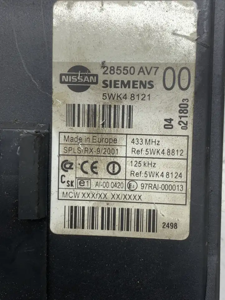Nissan Primera (2001 - 2008) 28550AV700 Модуль комфорта — фото 2