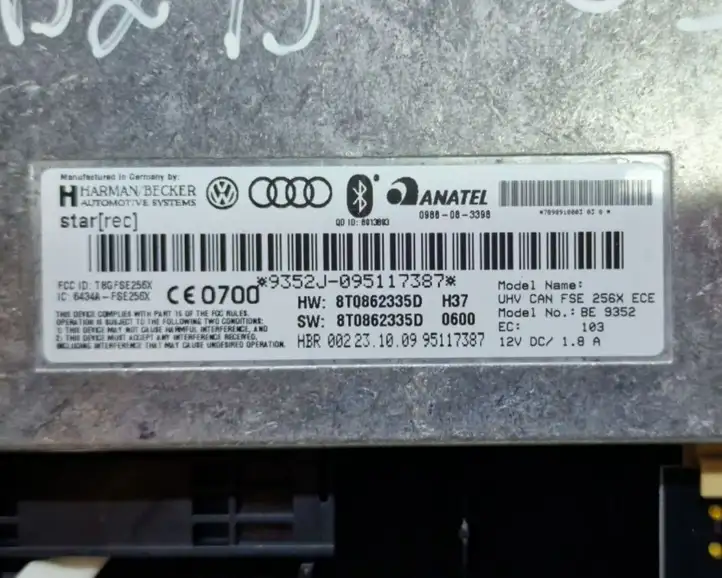 Audi A4 Allroad B8 (2009 - 2011) 8T0862335D Bluetooth модуль — фото 7