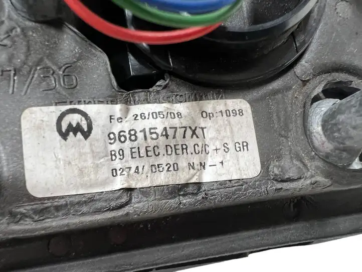 Citroen Berlingo (2003 - 2007) 96815477XT Боковое зеркало с электроприводом — фото 2