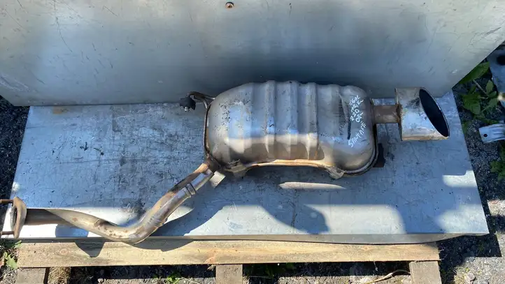 Hyundai Santa Fe (2005 - 2009)   Задняя часть глушителя