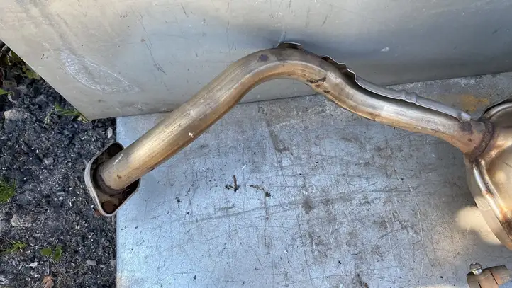 Hyundai Santa Fe (2005 - 2009)   Задняя часть глушителя