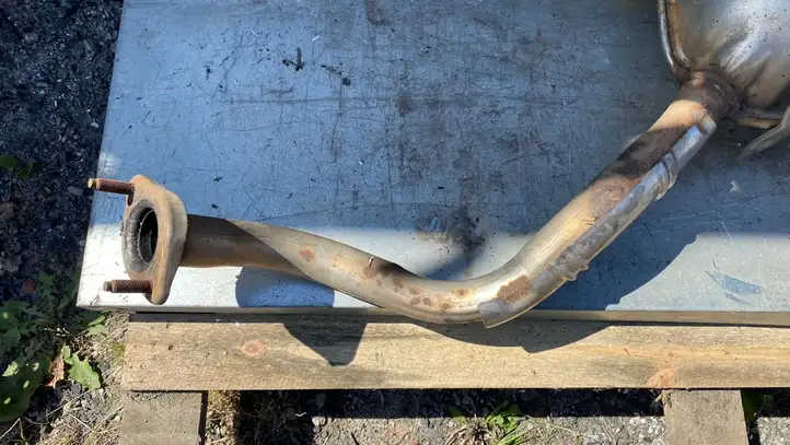 Hyundai Santa Fe (2005 - 2009)   Задняя часть глушителя