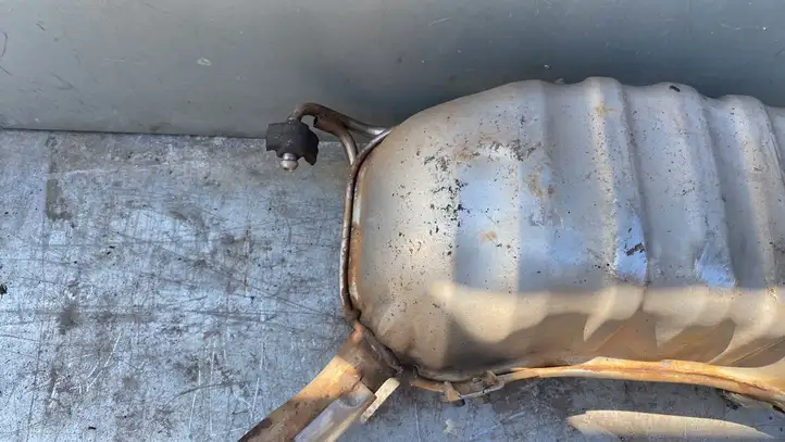 Hyundai Santa Fe (2005 - 2009)   Задняя часть глушителя