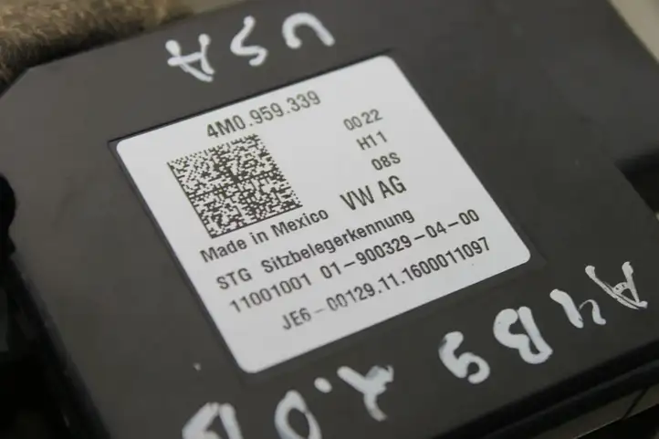 Audi A4 S4 B9 (2015 - 2019) 4M0959339 Блок управления сиденьем — фото 2