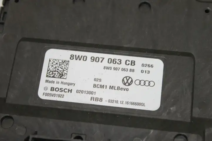 Audi A4 S4 B9 (2015 - 2019) 8W0907063CB Модуль комфорта — фото 3