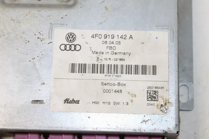 Audi A8 S8 D3 4E (2007 - 2010) 4E0919142A Прочие блоки управления — фото 6
