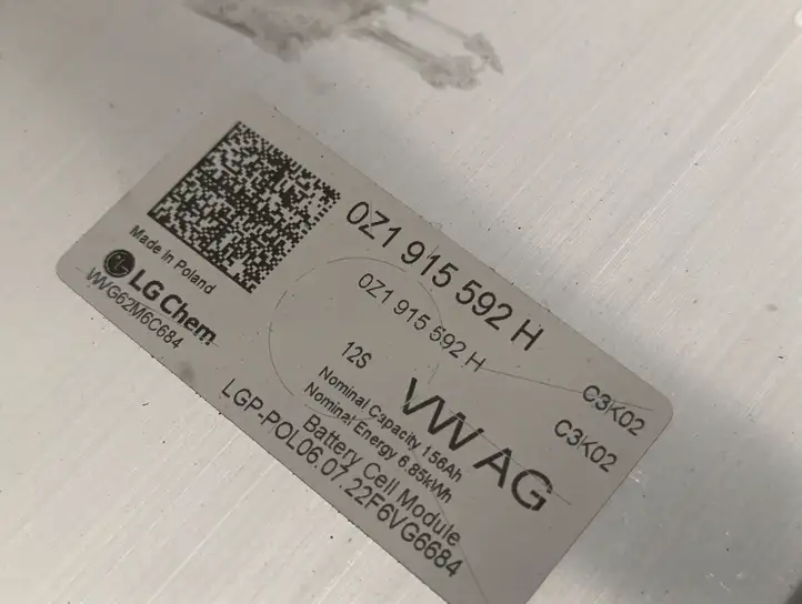 Volkswagen ID.3 (2019 - ) 0Z1915592H Модуль аккумуляторной батареи гибридного автомобиля / электромобиля — фото 3