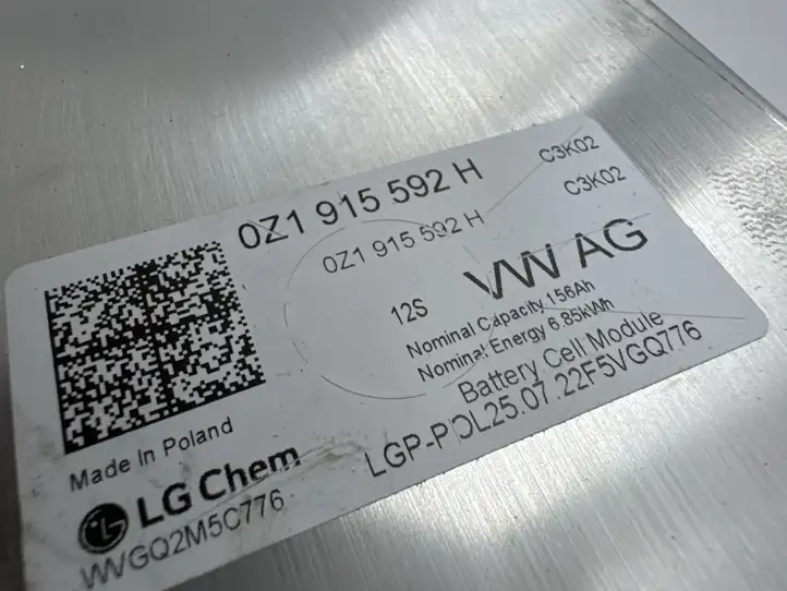 Volkswagen ID.3 (2019 - ) 0Z1915592H Модуль аккумуляторной батареи гибридного автомобиля / электромобиля — фото 2
