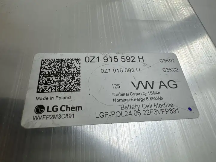 Volkswagen ID.3 (2019 - ) 0Z1915592H Модуль аккумуляторной батареи гибридного автомобиля / электромобиля — фото 2