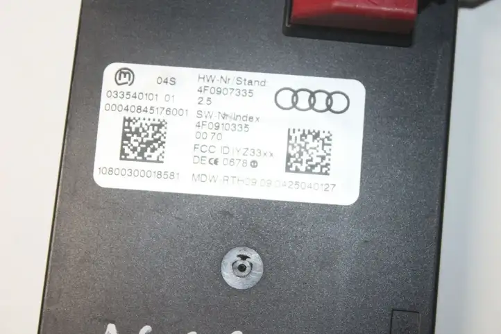 Audi A6 S6 C6 4F (2004 - 2008) 4F0910335 Блок бесключевого доступа — фото 2