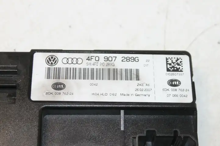Audi A6 S6 C6 4F (2004 - 2008) 4F0907289G Модуль комфорта — фото 3