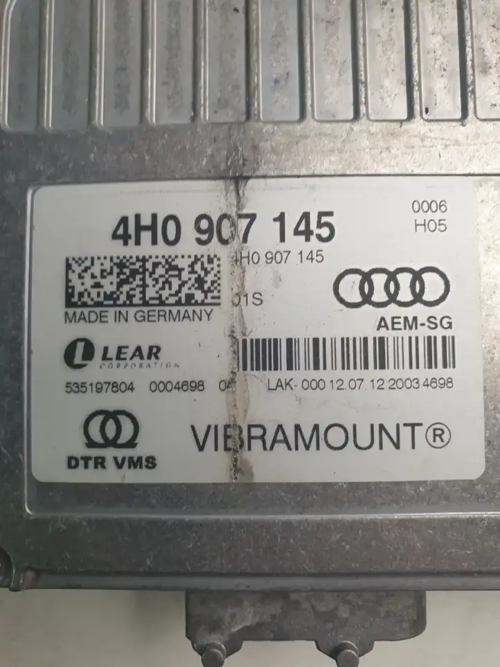 Audi A6 S6 C6 4F (2004 - 2008) 4H0907145 Блок управления подвеской — фото 4