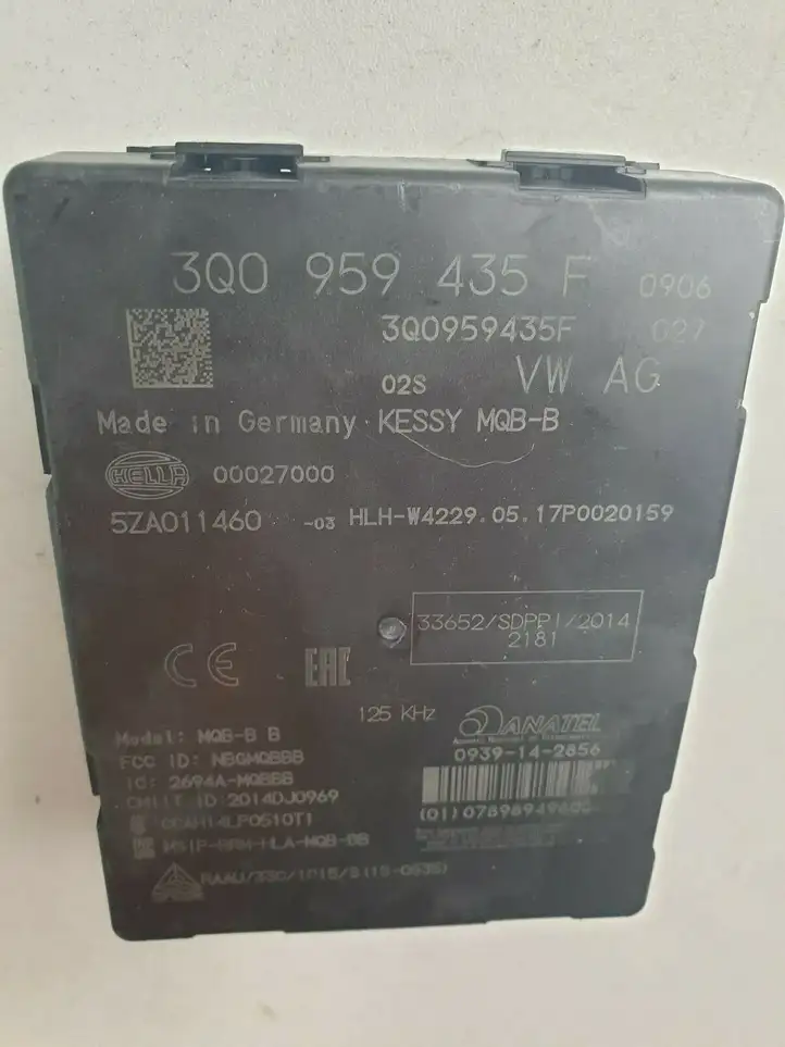 Volkswagen PASSAT B8 (2015 - ) 3Q0959435F Блок бесключевого доступа — фото 2