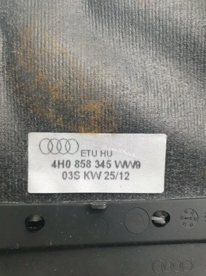 Audi A8 S8 D4 4H (2010 - 2014) 4H0953515A Обшивка рулевой колонки — фото 3