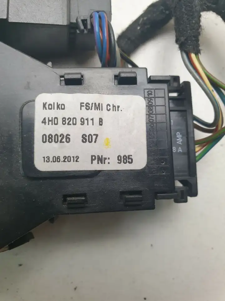 Audi A8 S8 D4 4H (2010 - 2014) 4H0820911B Блок кнопок на панели — фото 4