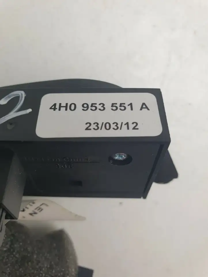 Audi A8 S8 D4 4H (2010 - 2014) 4H0953551A Переключатель регулировки рулевой колонки — фото 2
