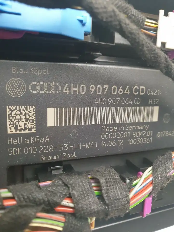 Audi A8 S8 D4 4H (2010 - 2014) 4H0907064CD Модуль комфорта — фото 4