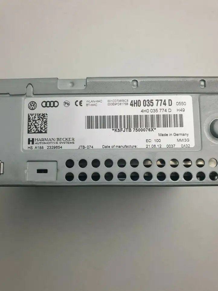 Audi A8 S8 D4 4H (2010 - 2014) 4H0035774D Навигационный привод CD/DVD — фото 5