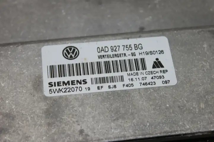 Volkswagen Touareg I (2002 - 2010) 0AD927755BG Прочие блоки управления — фото 2