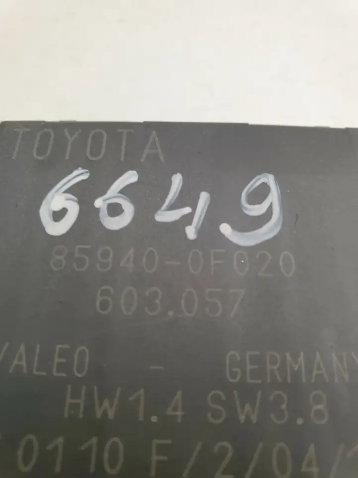 Toyota Verso (2009 - 2012) 859400F020 Прочие блоки управления — фото 2
