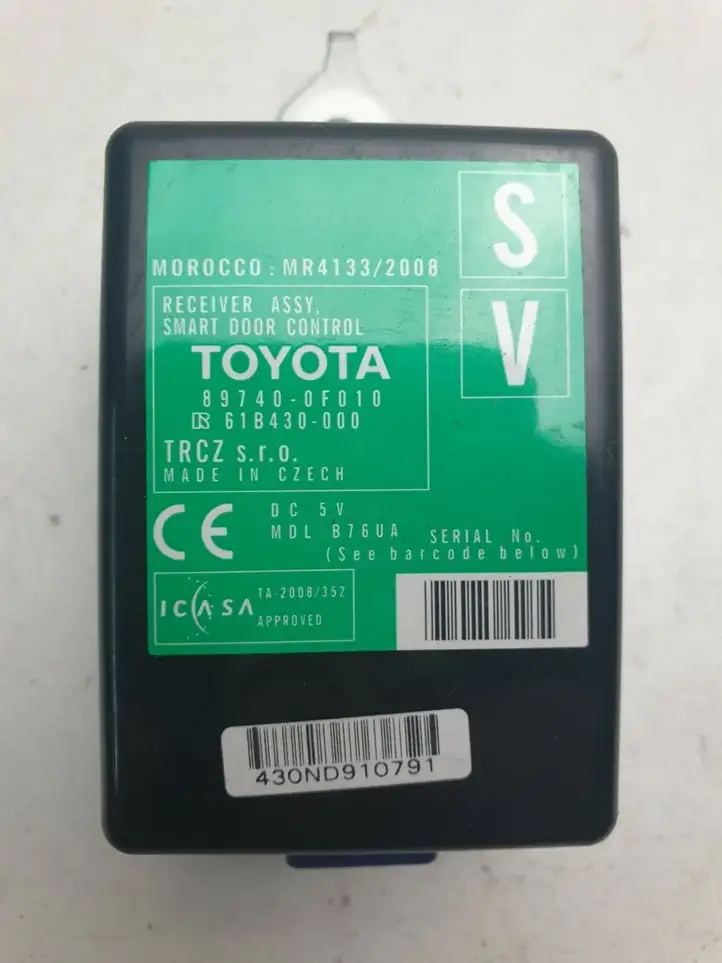 Toyota Verso (2009 - 2012) 897400F010 Прочие блоки управления — фото 1