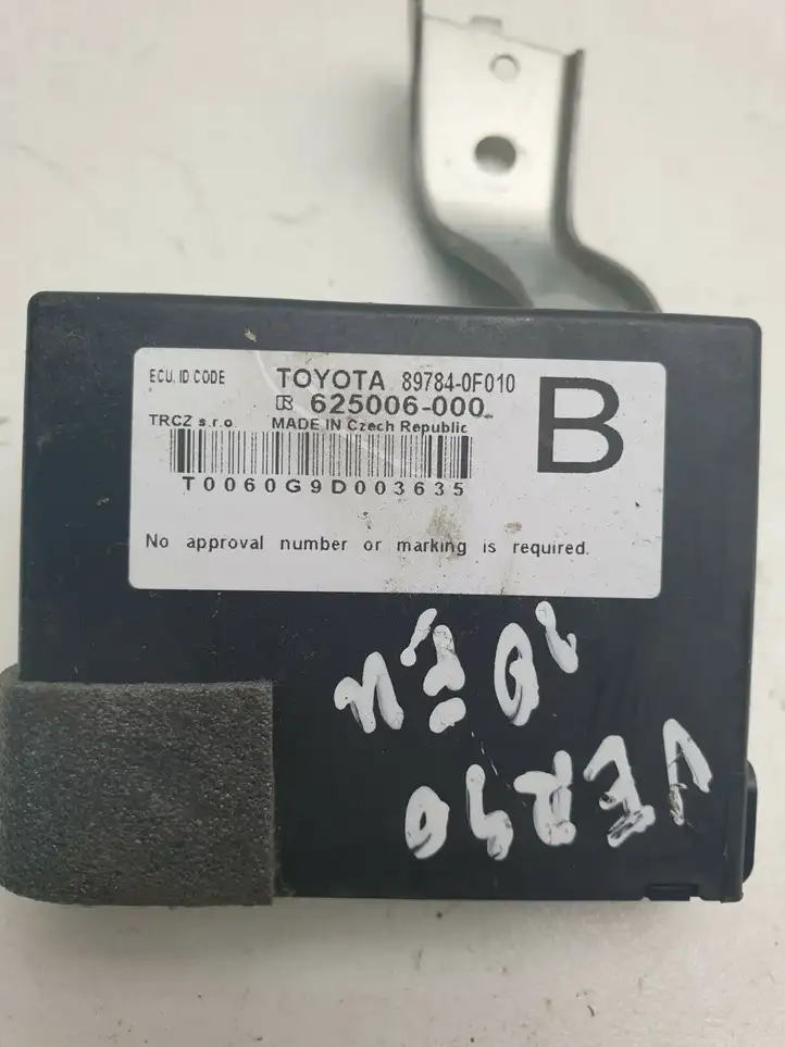 Toyota Verso (2009 - 2012) 897840F010 Прочие блоки управления — фото 3