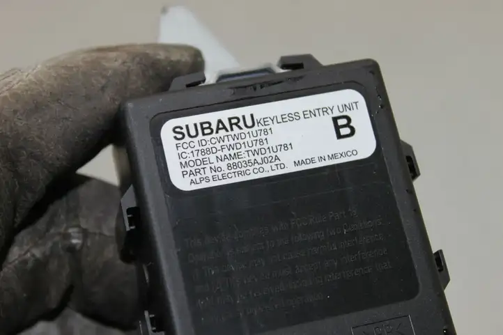 Subaru Legacy (2009 - 2013) 88035AJ02A Блок бесключевого доступа — фото 2