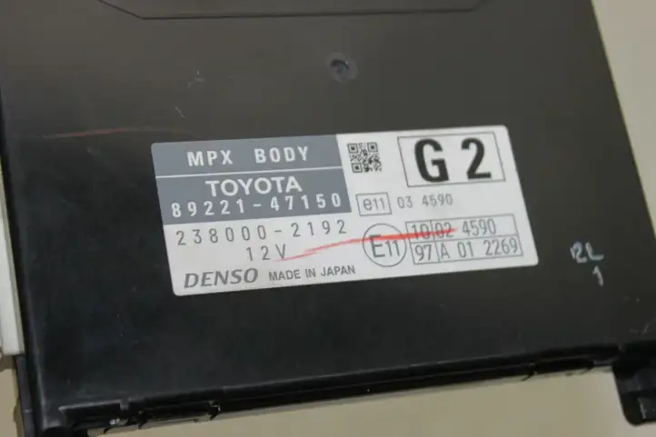 Toyota Prius (XW30) (2009 - 2015) 8922147150 Модуль управления кузовом (BCM) — фото 2