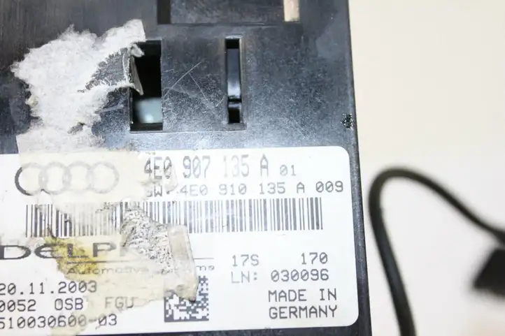 Audi A8 S8 D3 4E (2007 - 2010) 4E0907135A Прочие блоки управления — фото 6