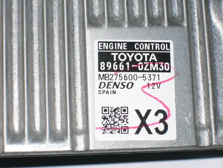 Toyota Auris E180 (2012 - 2018) 896610ZM30 Блок управления двигателем (ЭБУ) — фото 3