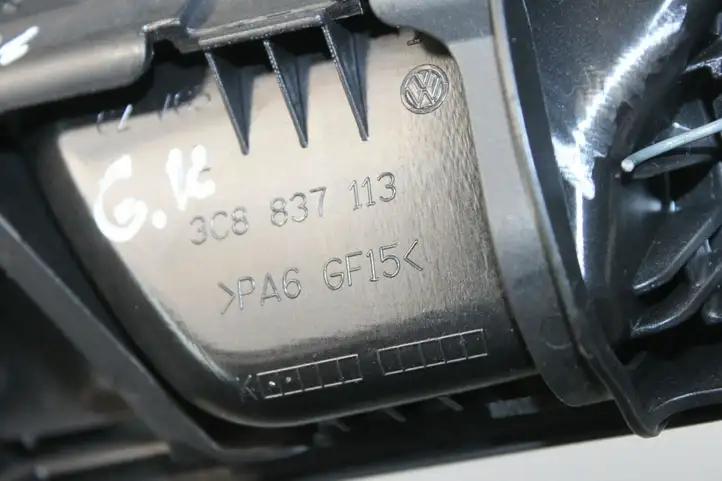 Volkswagen PASSAT CC (2008 - 2012) 3C8837113 Внутренняя ручка задней двери — фото 4