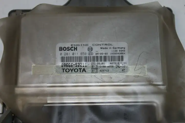 Toyota Yaris Verso (1999 - 2005) 8966652211 Блок управления двигателем (ЭБУ) — фото 2