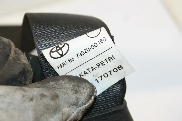Toyota Yaris (2005 - 2009) 732200D160 Передний ремень безопасности — фото 6